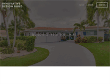 Tablet Screenshot of innovativedesignbuildinc.com